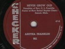78 RPM Aretha Franklin Checker 861 in V+