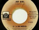 Rare Modern Soul 45 R.C & SPOTLITES joy girl PS 