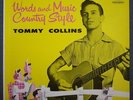 Tommy Collins Words and Music Country Style Turk Lbl M-