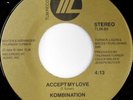 rare Modern Soul Boogie 45 KOMBINATION accept my love