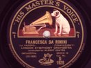 2x78rpm HMV Albert Coates: Francesca da Rimini