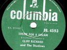  1961 CLIFF RICHARD #3 on 78 THEME FOR A DREAM