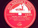 78rpm HMV: Moriz Rosenthal Chopin Preludes