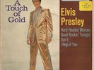 ELVIS PRESLEY GERMAN EP TOUCH OF GOLD MAROON LAB. COVER