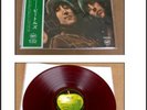 Beatles Japanese Dark Red Vinyl Rubber Soul LP w/OBI NR
