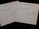 Johnny Mathis LP TEST PRESSING Broadway UNRELEASED? '65