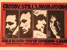 Crosby, Stills, Nash & Young Winterland Poster 1969