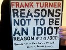 RARE Frank Turner Reasons Not To Be an Idiot Vinyl /300