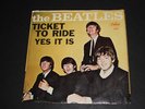 THE BEATLES TICKET TO RIDE YES IT IS 45 PICTURE SLEEVE