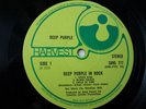 DEEP PURPLE IN ROCK, UK HARVEST LP, NO EMI BOX LOGO