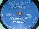 Eddie Cochran 78 Lon.Lib. Summertime Blues Rockabilly