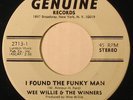 WEE WILLIE I Found The Funky Man DEEP FUNK/BREAKS 45