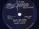 BOBBY DARIN - MACK THE KNIFE - 78 RPM 1959 CANADA ONLY