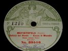 OPERA 78 rpm RECORD Fonotipia ADAMO DIDUR & ZENATELLO