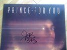 Prince - For You LP  SIGNED AUTOGRAPHED
