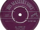 ELVIS PRESLEY ALL SHOOK UP HMV SILVER UK ORIG EX L K