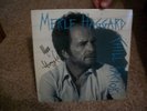Merle Haggard Signed LP