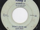 The Tempos Don't Leave Me Northern Soul 45 Riley's HEAR