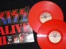 KISS Alive II Red Vinyl Disc LP Pye Cal 5004