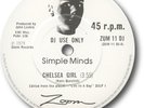 Simple Minds 'Chelsea Girl' DJ Promo 7