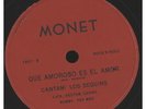 78 RPM RARE LATIN SPANISH ROCK & ROLL MONET 1697 / EE+