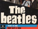 BEATLES  Swedish EP Ticket to ride +3  GEOS 233 Sweden