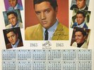 MINT 1963 Elvis Presley Calendar - Girls, Girls Promo