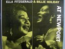 BILLIE HOLIDAY+ELLA FITZGERALD NEWPORT MINT ORIG '59 LP