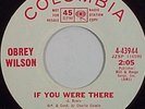 OBREY WILSON northern soul IF YOU WERE THERE NM- HEAR