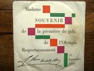 TRES RARE SP JOHNNY HALLYDAY/HORS COMMERCE/21/09/1961