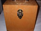 45 RPM Record Carrying Case, Birds Eye Maple
