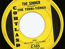 Terri-tones Rare Surf Instro 45 Cortland The Sinner Go