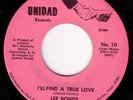 Rare South Carolina Soul 45 LEE BONDS on Unidad