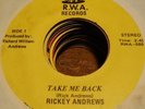 Rickey Andrews RARE GA Soul 45 on RWA The Next Time