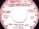 ROCKABILLY ALVIS WAYNE *DON'T MEAN MAYBE BABY* WESTPORT