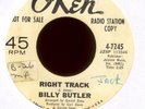 Billy Butler Right Track Okeh Promo Northern Soul 45