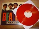 VINYLE 33T - THE BEATLES - LP ROUGE - NOT FOR SALE -M-