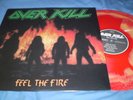 OVERKILL-FEEL THE FIRE LIMITED FIRE ORANGE LP-over kill