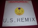 MADONNA VERY RARE LUCKY STAR DIE CUT WHITE SLEEVE 12