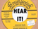 Rockabilly: HOMER DENISON JR-Chickie Run BRUNSWICK