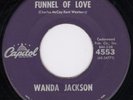 New Breed R&B Mod Popcorn 45-Wanda Jackson-Funnel Love