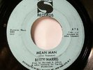 Soul 45 * Betty Harris * Mean man * Strong vg+