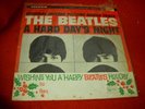 Beatles Hard Day's Night with ultra-rare Xmas banner