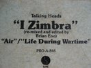 TALKING HEADS I ZIMBRA 12