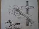 Private Xian Folk LP JEFF LARSON Personal Sketches HEAR