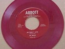 45 RPM, RED WAX, JIM REEVES, BUTTERFLY LOVE, ABBOTT 137