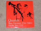 QUARTET CHET BAKER RUSS FREEMAN   PACIFIC JAZZ 1232