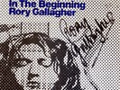 Rory Gallagher LP In The Beginning mit Autogramm selten