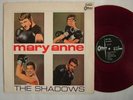 RED VINYL THE SHADOWS JAPAN MARY ANNE