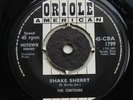 THE CONTOURS - SHAKE SHERRY (ORIOLE 7